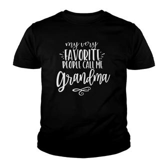 Womens Favorite People - Great Gift For Grandmas Nana And More Youth T-shirt | Mazezy