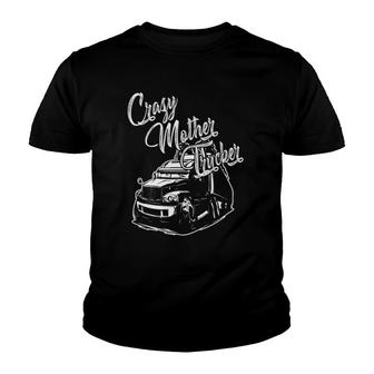 Womens Funny Cool Crazy Mother Trucker Truck Driver Awesome Youth T-shirt | Mazezy