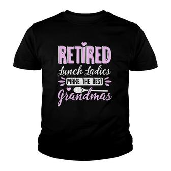 Womens Funny Retired Lunch Lady I Magical Cafeteria Grandma Youth T-shirt | Mazezy
