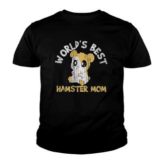 Womens Hamster Mom Mothers Day Vintage Youth T-shirt | Mazezy