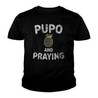 Womens Ivf Pineapple For Embryo Transfer Pupo And Praying Youth T-shirt | Mazezy