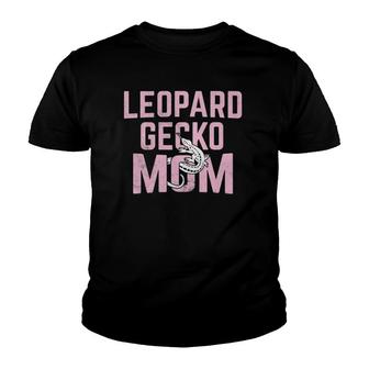 Womens Leopard Gecko Mom Herpetology Herpetologist Reptile Lizard Youth T-shirt | Mazezy
