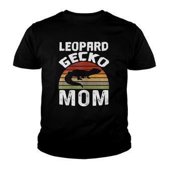 Womens Leopard Gecko Mom Mother Pet Lizard Lover Reptile Youth T-shirt | Mazezy