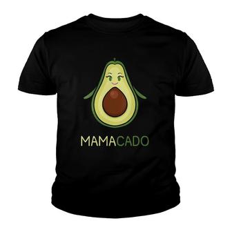 Womens Mamacado Cute Avocado For Pregnant Women Mothers Day Gift Youth T-shirt | Mazezy