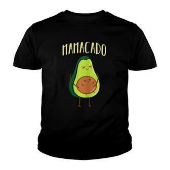 Womens Mamacado Pregnancy Announcement Gift Avocado Youth T-shirt | Mazezy