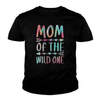 Womens Mom Of The Wild One Mother's Day Youth T-shirt | Mazezy CA