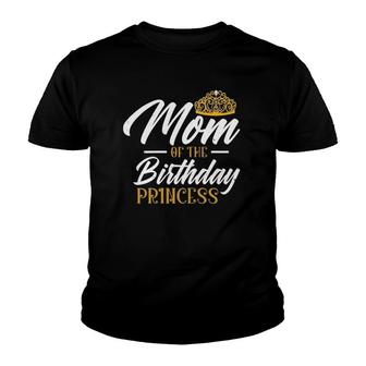 Womens Mommy Of The Birthday Princess Mom Queen Mommy Youth T-shirt | Mazezy