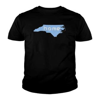 Womens North Carolina Home Distressed Tee Youth T-shirt | Mazezy