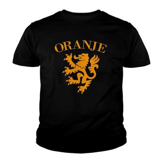 Womens Oranje Netherlands Football Jersey Holland Soccer Team V-Neck Youth T-shirt - Thegiftio UK