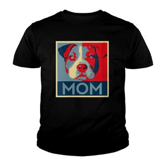 Womens Pitbull Mom Dog Lover Pit Bull Rescuer Gift For Mother Youth T-shirt | Mazezy