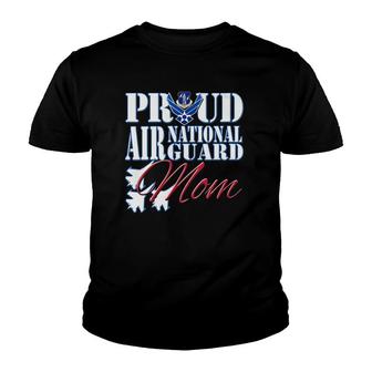 Womens Proud Air National Guard Mom Usa Military Mother's Day Women Youth T-shirt | Mazezy