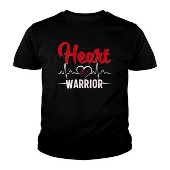 Womens Proud Of A Heart Warrior Chd Awareness Gift Youth T-shirt | Mazezy
