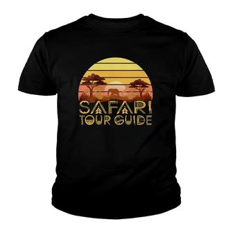 Womens Safari Tour Guide Animal Jungle Costume Africa Vintage Youth T-shirt | Mazezy