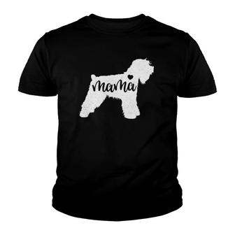 Womens Soft Coated Wheaten Terrier Mama Dog Mothers Day Gift Youth T-shirt | Mazezy