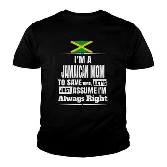 Womens Storecastle I'm A Jamaican Mom Jamaica Mother's Day Youth T-shirt | Mazezy