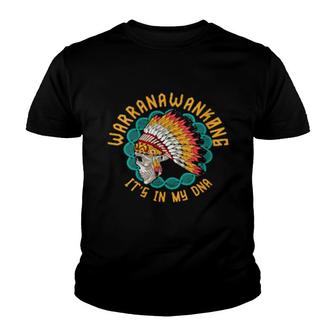 Womens Warranawankong Heritage Native American Race Warranawankong Youth T-shirt | Mazezy