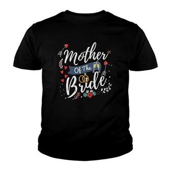 Womens Wedding Bridal Party Gifts For Mom Cute Mother Of The Bride Youth T-shirt | Mazezy