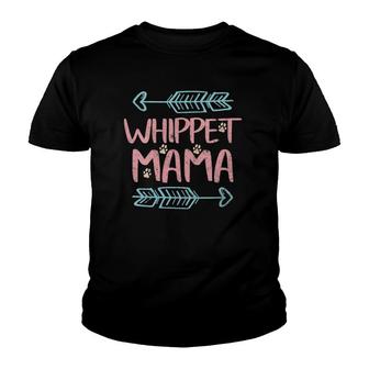 Womens Whippet Lover Owner Funny Dog Mom Gifts Whippet Mama V Neck Youth T-shirt | Mazezy