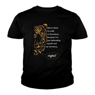 Word Of The Tiger Lover Gift Youth T-shirt | Mazezy