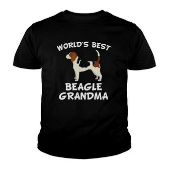 World's Best Beagle Grandma Gift Youth T-shirt | Mazezy