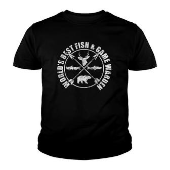 World's Best Fish And Game Warden Youth T-shirt | Mazezy
