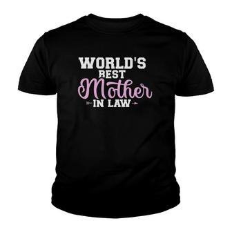 World's Best Mother-In-Law Youth T-shirt | Mazezy