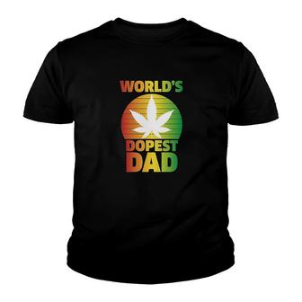 Worlds Dopest Dad Youth T-shirt | Mazezy
