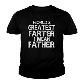 World's Greatest Dad Ever Funny Father's Day Gift Youth T-shirt | Mazezy