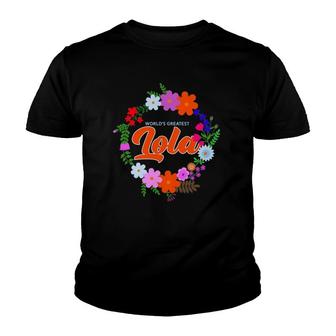 World's Greatest Lola - Filipino Lola Youth T-shirt | Mazezy