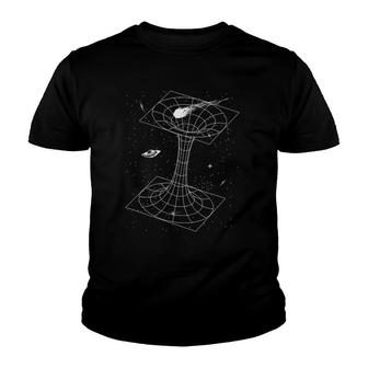 Wormhole Space Time Travel Youth T-shirt | Mazezy