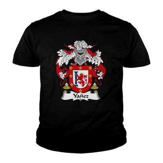 Yanez Coat Of Arms Family Crest Youth T-shirt - Thegiftio UK
