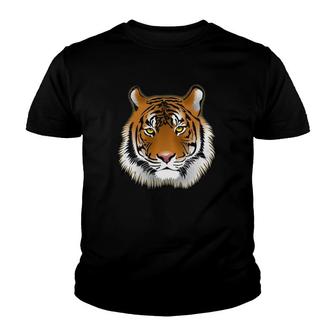 Year Of The Tiger 2022 Tiger Growling Mouth Open Bengal Men Youth T-shirt | Mazezy