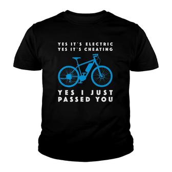 Yes It's Electric Yes It's Cheating Yes I Just Passed You Youth T-shirt | Mazezy
