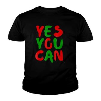 Yes You Can Youth T-shirt | Mazezy