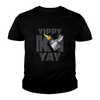Yippy Ki Yay Youth T-shirt | Mazezy