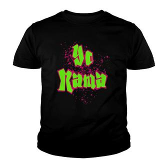Yo Mama Old Skool Style 90'S Hip Hop Party Tee Youth T-shirt | Mazezy UK
