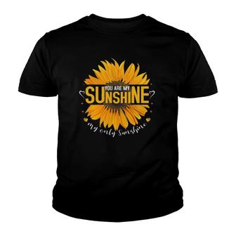 You Are Sunshine My Only Sunshine Sunflower Youth T-shirt | Mazezy