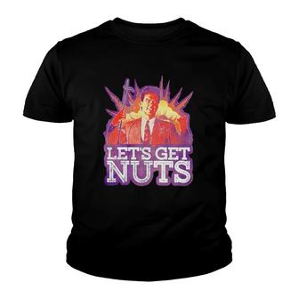 Zaki Hasan Let's Get Nuts Youth T-shirt | Mazezy