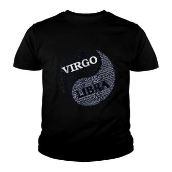 Zodiac Facts Virgo And Libra Youth T-shirt | Mazezy