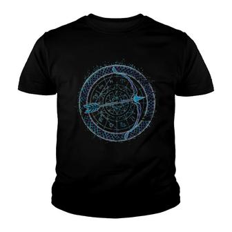 Zodiac Sign Astrology Horoscope Sagittarius Youth T-shirt | Mazezy