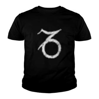 Zodiac Sign Capricorn Vintage White Capricorn Youth T-shirt | Mazezy