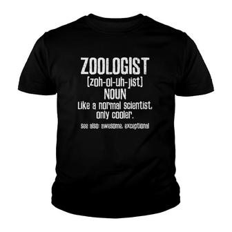 Zoologist Cool Scientist Animal Lover Gift Youth T-shirt | Mazezy