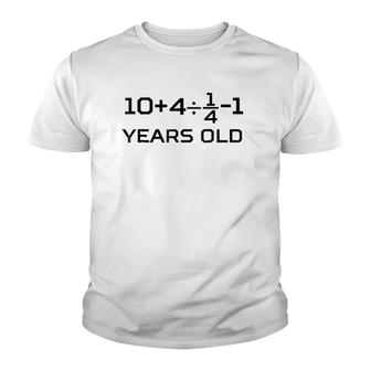 25 Years Old Algebra Equation Funny 25Th Birthday Math Youth T-shirt | Mazezy