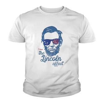 Abe Lincolndesign 4Th Of July I Love The Lincoln Effect Youth T-shirt | Mazezy