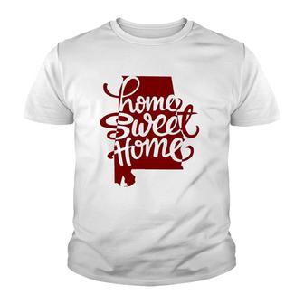 Alabama Is Home Sweet Home Youth T-shirt | Mazezy