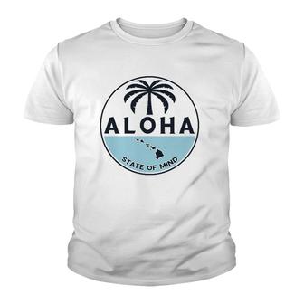 Aloha Hawaii Palm Tree Feel The Aloha Hawaiian Spirit Youth T-shirt | Mazezy AU