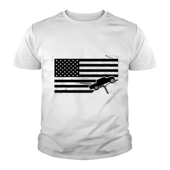 American Flag Usa Youth T-shirt | Mazezy