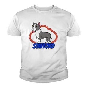 American Stafford Terrier Dog Owner Youth T-shirt | Mazezy