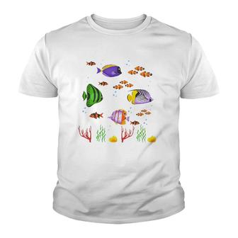 Aquarium Animal Gift Idea Fishing Fish Youth T-shirt - Thegiftio UK