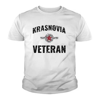 Army War In Krasnovia Veteran Youth T-shirt | Mazezy